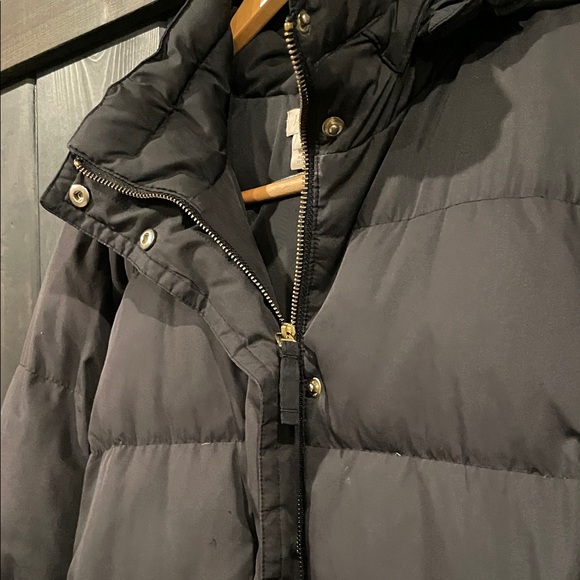 J. Crew Women's Charcoal Puffer Coat - Picture 6 of 14